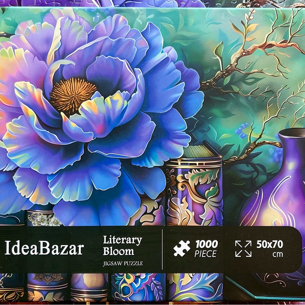 IdeaBazar Literary Bloom Jigsaw Puzzle